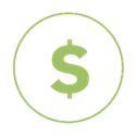 Green Dollar Icon