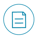 Blue Datasheet Icon