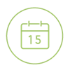 Green Calendar Icon