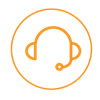 Orange Headset