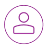 Purple Person Icon