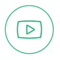 Teal Graph Icon